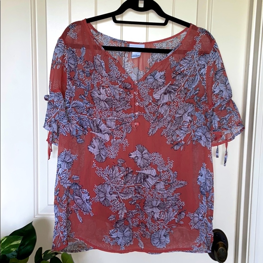 Liz Claiborne Floral Blouse